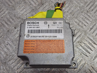 блок AirBag Mercedes-Benz C-Класс W203/S203/CL203 [рестайлинг] 2005, 3.0 л., бензин, АКПП, седан, 0285001881, 2038207385