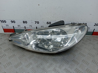 фара левая Peugeot 206 1 поколение 1999, 1.4 л., МКПП, хетчбэк 3 дв., 9628666880