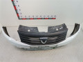 бампер передний Renault Sandero 1 поколение 2012, 1.2 л., МКПП, хетчбэк 5 дв., 8200526596 - фото №2