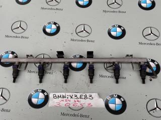 топливная рампа BMW X3 E83 2006, 3.0 л., M54 B30 (306S3), бензин, 7541454, 1439800