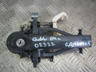 ручка наружная двери сдвижной Volkswagen Caddy 2 поколение 2004, 2.0 л., МКПП, минивэн