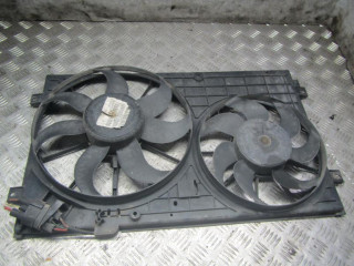 вентилятор радиатора Volkswagen Caddy 3 поколение 2008, 1.9 л., МКПП, минивэн