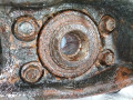 ступица передняя правая Nissan Pathfinder R51 2006, 2.5 л., МКПП, внедорожник 5 дв., 40202EA300 - фото №4