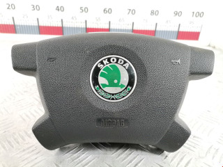 подушка безопасности водителя Skoda Fabia 1 поколение (6Y) 2003, 1.4 л., МКПП, хетчбэк 5 дв., 6Y0880201CMWD