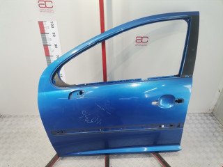 дверь передняя левая Peugeot 207 1 поколение 2008, 1.4 л., МКПП, хетчбэк 5 дв., 9002X5