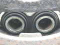 суппорт передний правый Kia Sorento 1 поколение 2006, 2.5 л., МКПП, внедорожник 5 дв., 581303E100 - фото №5
