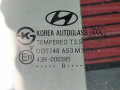стекло двери задней правой Hyundai Santa Fe 2 поколение (CM) 2008, 2.2 л., АКПП, внедорожник 5 дв., 834200W020 - фото №2