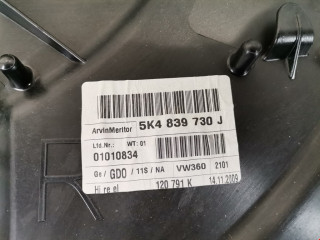 стеклоподъемник электрический задний правый Volkswagen Golf 6 поколение 2009, 1.6 л., АКПП, хетчбэк 5 дв., 5K4839462