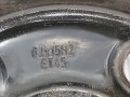 Диск колесный штампованный (железо) Volkswagen Passat B5 1999, 1.9 л., МКПП, универсал, 4B0601027 - фото №4