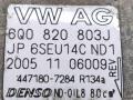 компрессор кондиционера Skoda Fabia 1 поколение [рестайлинг] 2006, 1.9 л., TD, дизель, МКПП, передний привод, 6Q0820803J - фото №8