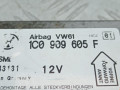 блок AirBag Volkswagen Golf 4 поколение 2002, 1.9 л., МКПП, хетчбэк 5 дв., 1C0909605F - фото №3