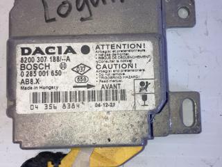 блок AirBag Dacia Logan 1 поколение 2008, 1.4 л., бензин, МКПП, седан, 0285001650, 8200307188