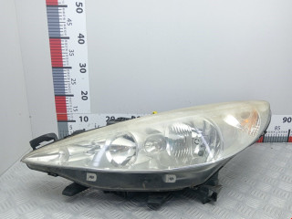 фара левая Peugeot 207 1 поколение 2007, 1.4 л., МКПП, универсал, 9680131780