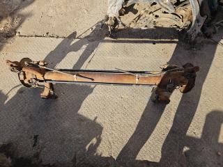 балка подвески задняя Peugeot 206 1 поколение 2002, 1.6 л., бензин, МКПП, кабриолет