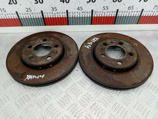диск тормозной передний Volkswagen Polo 4 поколение 2001, 1.4 л., МКПП, хетчбэк 3 дв., 6R0615301