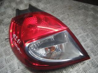 фонарь задний левый Renault Clio 2 поколение [2-й рестайлинг] 2009, 1.2 л., МКПП, хетчбэк 5 дв.