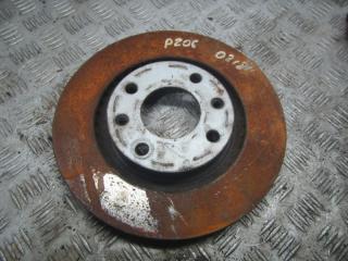 диск тормозной передний Peugeot 206 1 поколение 2003, 1.6 л., МКПП, кабриолет