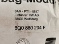 подушка безопасности пассажира Skoda Fabia 1 поколение (6Y) [рестайлинг] 2004, 1.4 л., МКПП, хетчбэк 5 дв., 6Q0880204F - фото №8
