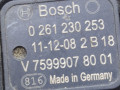 датчик абсолютного давления BMW 1 серия F20/F21 2012, 1.6 л., Ti, бензин, АКПП, задний привод, 7599907, 13627599907, V7599907, 0261230253 - фото №4