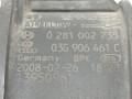 расходомер воздуха Volkswagen Passat B6 2008, 2.0 л., робот, универсал, 03G906461C - фото №4