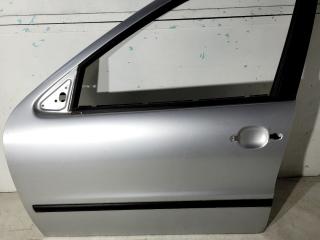 дверь передняя левая SEAT Leon 1 поколение 2002, 1.4 л., i, BCA, бензин, 5МКПП, серебристый, хетчбэк 5 дв., передний привод