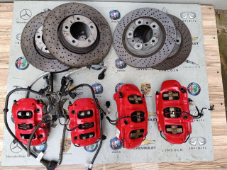 комплект тормозов Porsche Cayman GTS 982 2022, 4.0 л., бензин, 992615105BP, 992615106BP, 982615403AT, 982615404AT