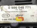 генератор Suzuki Splash 1 поколение 2009, 1.3 л., TD, дизель, МКПП, передний привод, 0986048771 - фото №8