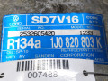 компрессор кондиционера Volkswagen Beetle 2 поколение 2004, 2.0 л., i, бензин, МКПП, передний привод, 1J0820803K, SD7V16, KCS0103 - фото №7