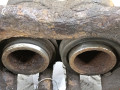 суппорт передний левый Volkswagen Crafter 1 поколение 2009, 2.5 л., МКПП, микроавтобус, 2E0615105B - фото №6