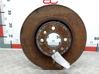 диск тормозной передний Renault Megane 2 поколение 2004, 1.6 л., МКПП, хетчбэк 5 дв., 402068053R