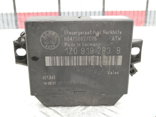 блок управления парктрониками Skoda Octavia 2 поколение (A5) 2007, 2.0 л., МКПП, хетчбэк 5 дв., 1Z0919283B