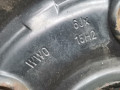 Диск колесный штампованный (железо) Volkswagen Passat B5 2001, 1.9 л., МКПП, универсал, 4B0601027 - фото №2