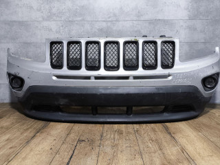 бампер передний Jeep Compass 1 поколение [рестайлинг] MK (2011 - 2013), 2.4 л., ED3, бензин, вариатор, 68109861AC, 68109863AA