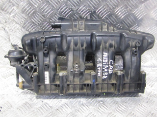 коллектор впускной Audi A4 B8/8K (2007 - 2011), 1.8 л., TFSI, CABA, бензин, 06H198211A, 06H133201H, 06H133201E, 06H133185M