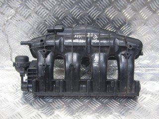 коллектор впускной Audi A4 B8/8K (2007 - 2011), 2.0 л., TFSI, CDNC, бензин, 06H133201AF, 06H133201AN, 06H133185BH, 06H133185AE, 06H133185B
