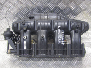 коллектор впускной Audi A4 B8/8K (2007 - 2011), 1.8 л., TFSI, CABA, бензин, 06H198211A, 06H133201H, 06H133201E, 06H133185M