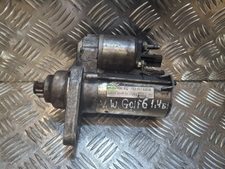 стартер Volkswagen Golf 6 поколение (2008 - 2012), 1.4 л., CAXA, бензин, 02Z911024P, 02Z911023E, 02Z911023G