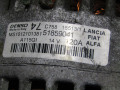 генератор Fiat Grande Punto 199 [рестайлинг] (2009 - 2012), 1.4 л., 350 A1.000, бензин, 51859041, 51787196, 51859061 - фото №5