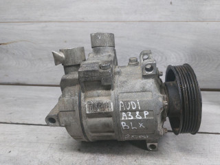 компрессор кондиционера Audi A3 8P/8PA [рестайлинг] (2004 - 2008), 2.0 л., BLX, бензин, 1K0820859M, 1K0820859S, 1K0820859E, 1K0820803N, 1K0820859C, 1K0820803P, 1K0820803L
