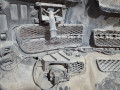 бампер передний Volkswagen Touareg 1 поколение (2002 - 2007), серый, 7L6807217AGGRU, 7L6807217R, 7L6807061L - фото №14
