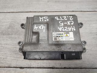 блок управления двигателем Mazda CX-5 1 поколение KE (2011 - 2015), 2.2 л., SH-VPTS, дизель, АКПП, полный привод, SH0418881N, 2757005331