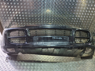 бампер передний Porsche Cayenne 955 (2002 - 2007), черный, 95550531103G2X
