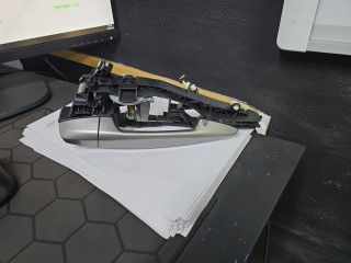 ручка наружная задняя левая BMW X5 M F85 2016, 4.4 л., S63 B44 B, бензин, АКПП, donington grau (c28), полный привод