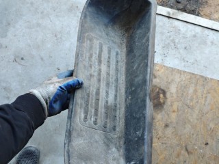 накладка на порог Volkswagen Transporter T5 2007, 1.9 л., BRS, дизель, МКПП, микроавтобус, 7H0863735B