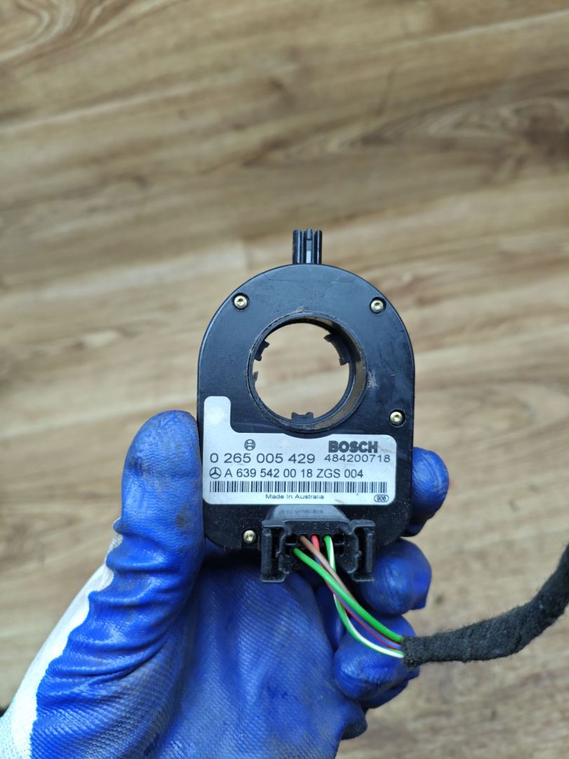 шлейф руля Mercedes-Benz Vito W639 (2003 - 2010), дизель, МКПП, микроавтобус, O265005429, A6395420018 - фото №1