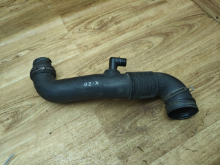 патрубок воздушного фильтра Volkswagen Transporter T5 2007, 1.9 л., BRS, дизель, МКПП, микроавтобус, 7H0129615D, 7H0129656C