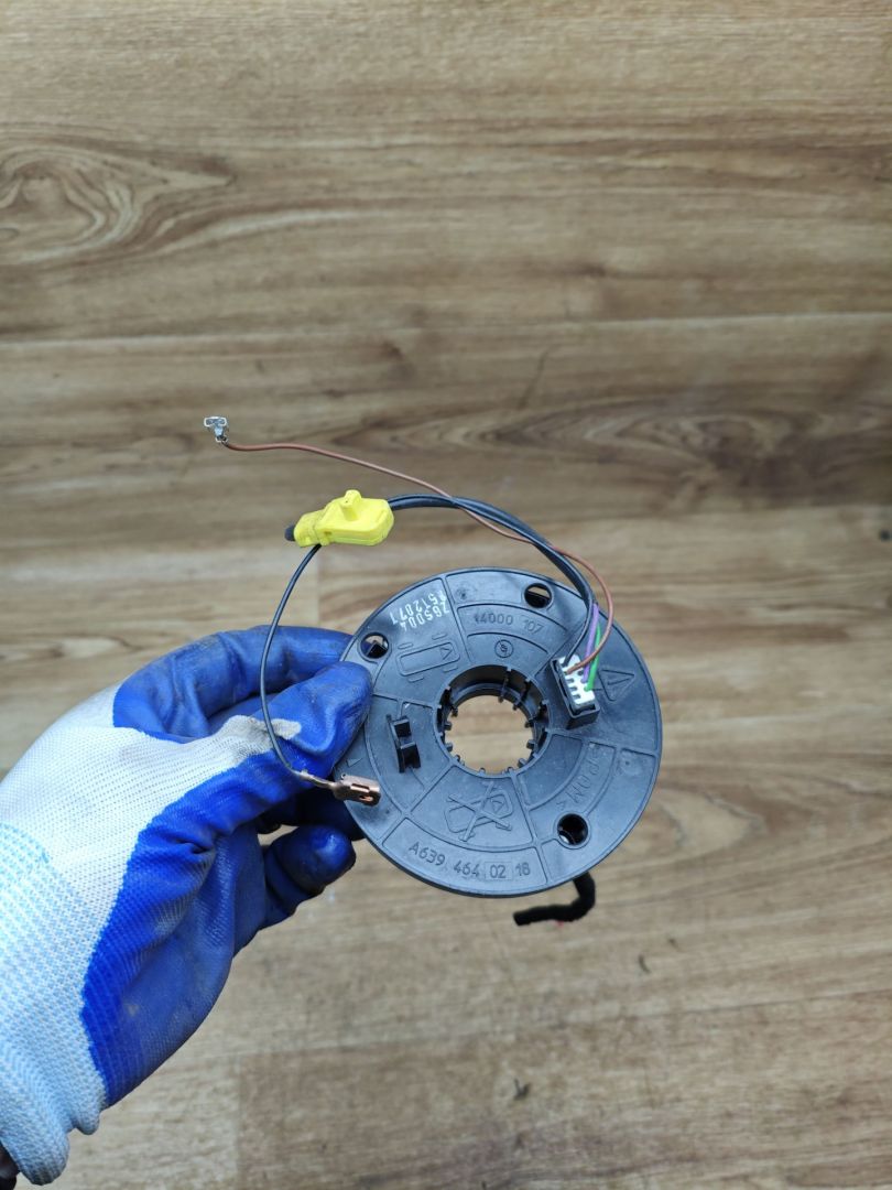 шлейф руля Mercedes-Benz Vito W639 (2003 - 2010), дизель, МКПП, микроавтобус, A6394640218 - фото №1