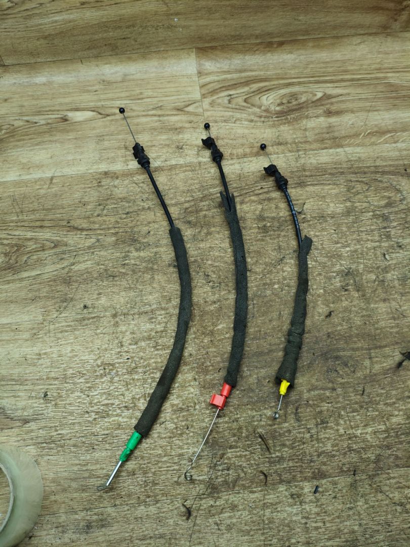 трос отопителя (печки) Volkswagen Transporter T5 2007, 1.9 л., BRS, дизель, МКПП, микроавтобус - фото №1