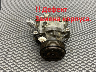 компрессор кондиционера Toyota Corolla 9 поколение (E120/E130) CDE120 2004, 1.6 л., 3ZZ-FE, бензин, МКПП, 8q3 - grayish blue, седан, передний привод, 883201A481, 884101A290, 884031A020