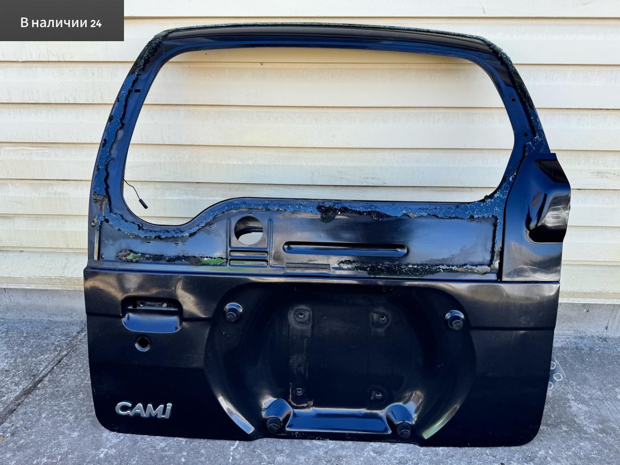 крышка багажника (дверь 3-5) Toyota Cami 1 поколение J122E 2001, 1.3 л., K3-VE, бензин, АКПП, 6a5 - черный, внедорожник 5 дв., задний привод, правый руль, 67005-87401 - фото №1